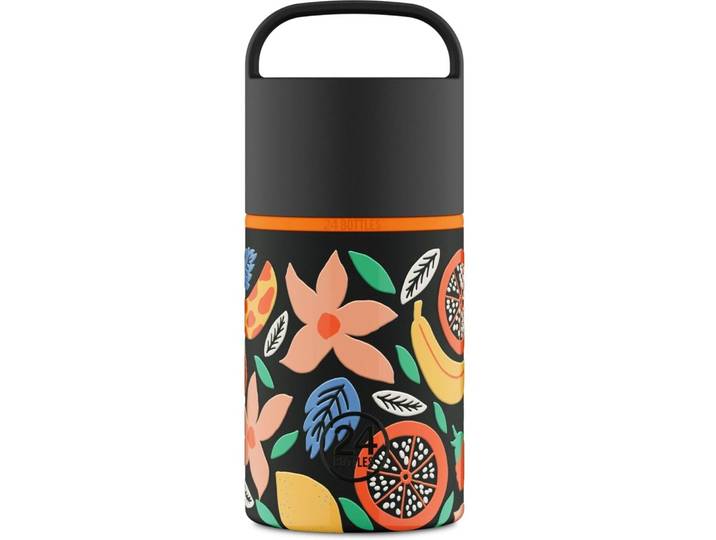 Thermosflasche 24 Bottles Tropical Noir H 18 cm 480 ml