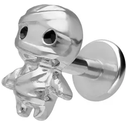 Titan Labret mit Innengewinde MUMIE