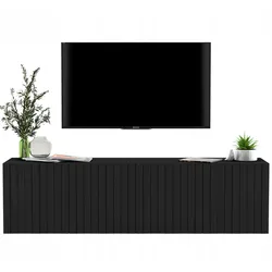 TV-LOWBOARD Elpis Schwarz matt 150 cm
