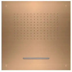 Herzbach Design iX PVD Regenbrause 21.650200.2.39 Copper Steel, 500x500mm, zum Deckeneinbau