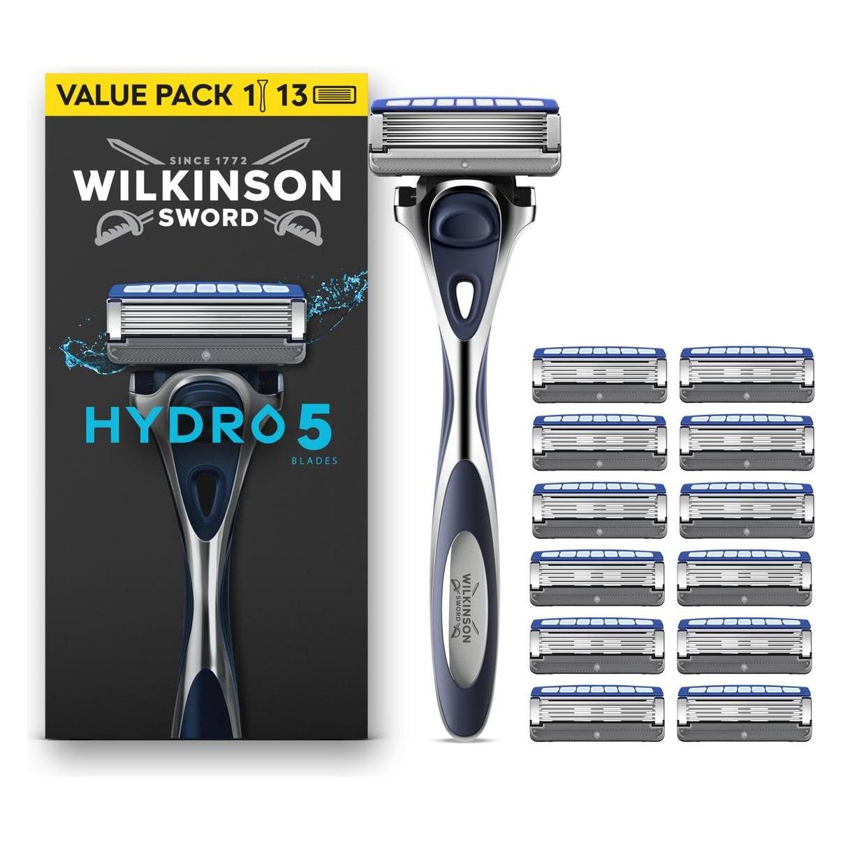Wilkinson Hydro 5 Hautschutzrasierer + 13 Köpfe (66851508)