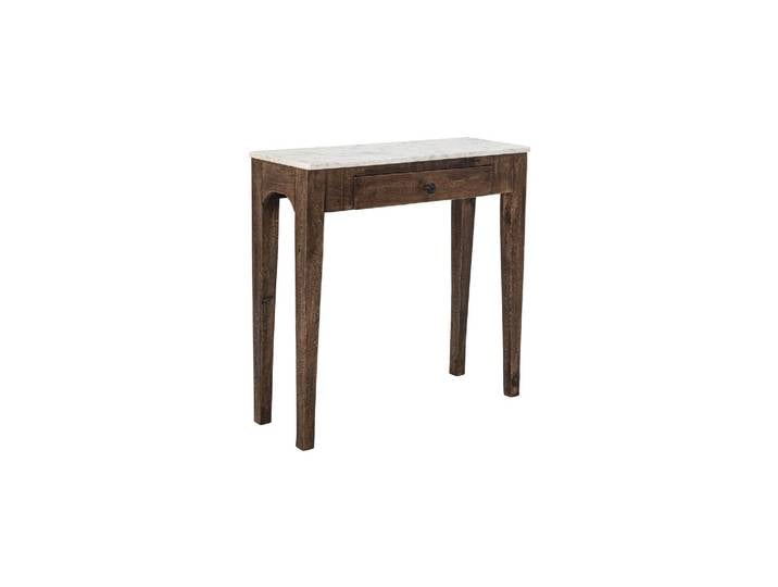 Table console en bois de manguier marron Hauge