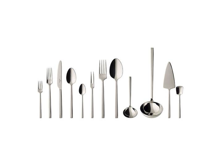 Besteck-Set VILLEROY & BOCH Tafelbesteck La Classica 70er Set silber , silber, Essbesteck-Sets