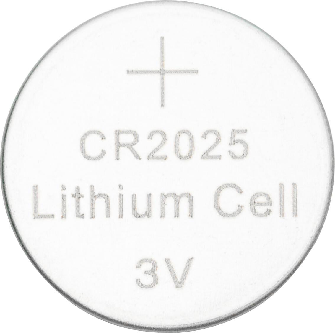 Q-Connect KF14559 Knopcelbatterij CR2025 Lithium 3 Volt - 4 stuks