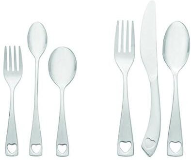 Oneida Little Love 6 Piece Fine Flatware Progress Set