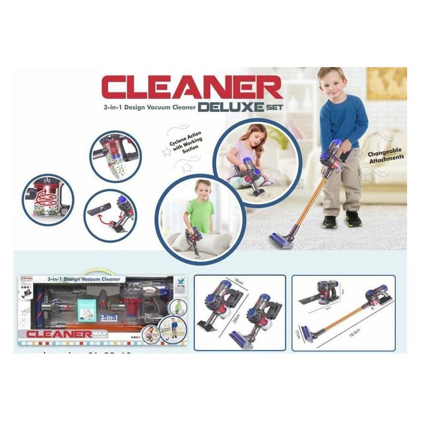 TOY VACUUM CLEANER 3IN1 607848B (607848B)