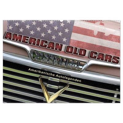 American Old Cars - Amerikanische Autolegenden (Wandkalender 2026 DIN A2 quer), CALVENDO Monatskalender