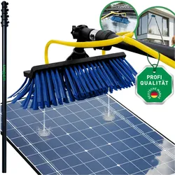 Unger 6m HighFlow Teleskopstange, Fensterreinigung, Glasreinigung, Reinigungsutensil, Blau, Schwarz, Grau