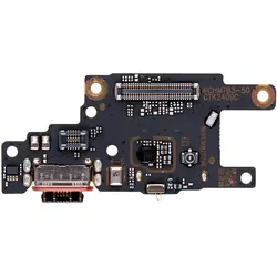 Clappio Ladestecker Xiaomi Poco F6 Lite, Mobilgerät Ersatzteile, Schwarz