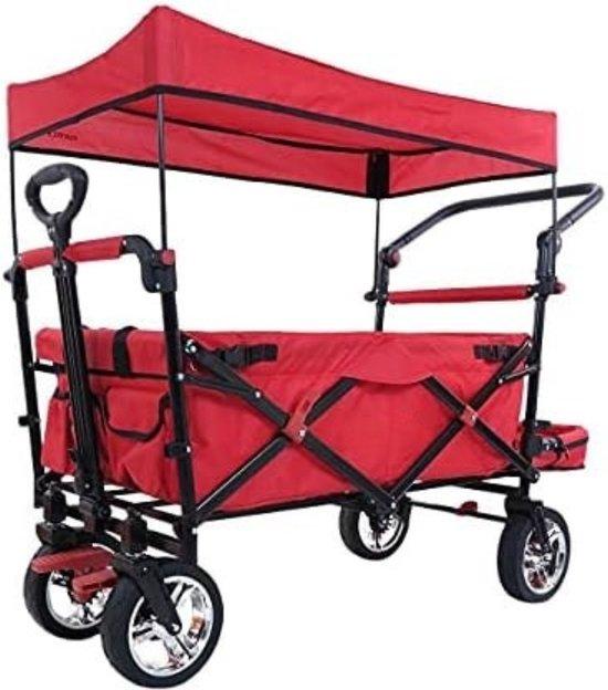 Kinderwagen - Kinderwagen Mit Schiebeleiste - Rot