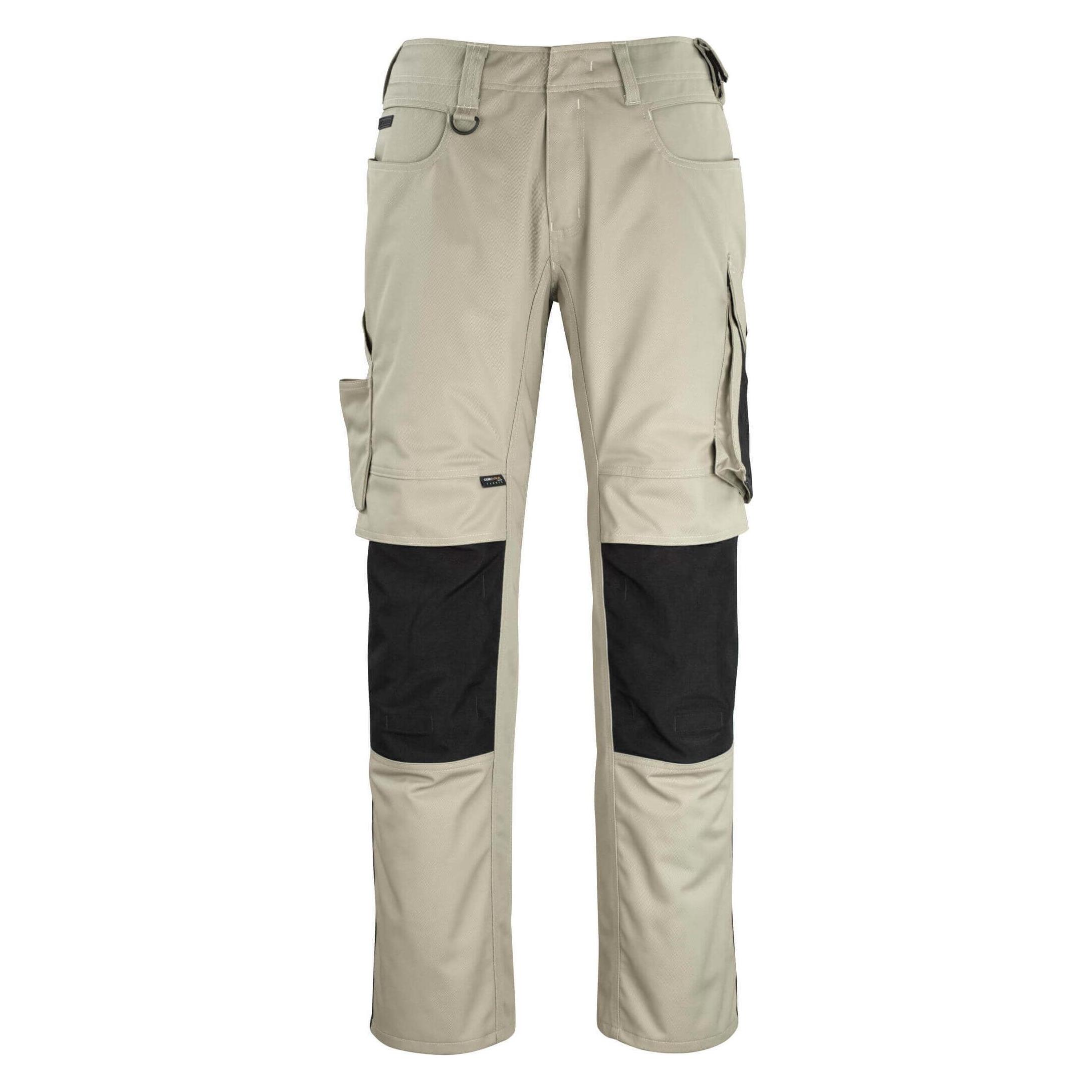 Mascot Bundhose Unique Erlangen Khaki/Schwarz, Gr.62 (62) (5711074012312)