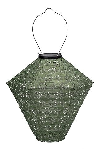 Pauleen Sunshine Flower LED-lantaarn op zonne-energie, groen, B/D/H: 28 x 28 x 28 cm