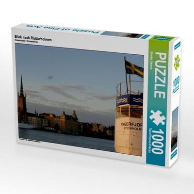 CALVENDO Puzzle Blick nach Riddarholmen | 1000 Teile Lege-Größe 64x48cm Foto-Puzzle für glückliche Stunden