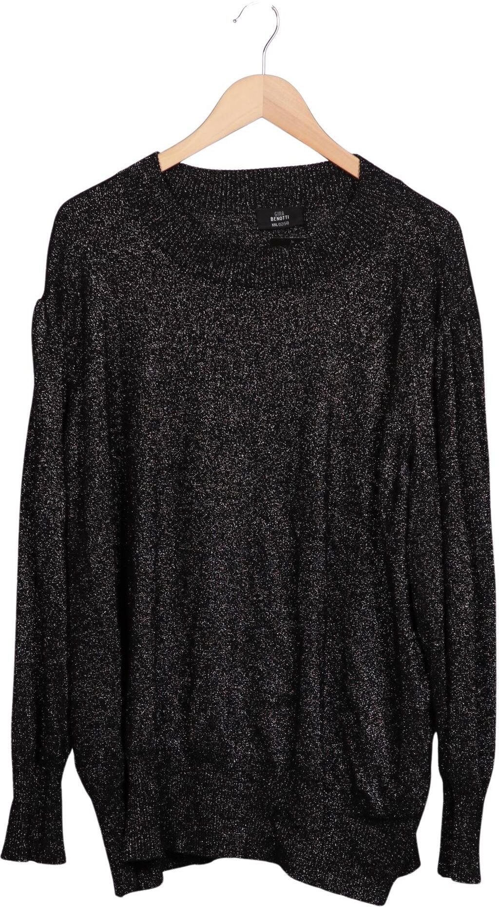 Second Hand Einzelstücke Damen Pullover, Schwarz, Gr. Xxl, Synthetik / Viskose - Second Hand