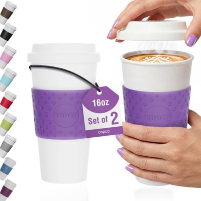 Copco Acadia Double Wall Travel Mug Set of 2 BPA Free Leak Resistant