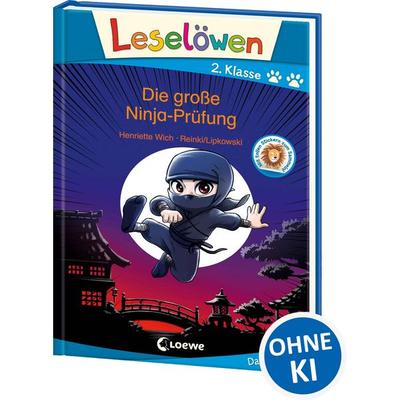 Leselöwen 2. Klasse - Die große Ninja-Prüfung, Gebundene Ausgabe von Henriette Wich, Loewe, 978-3-7432-0861-2