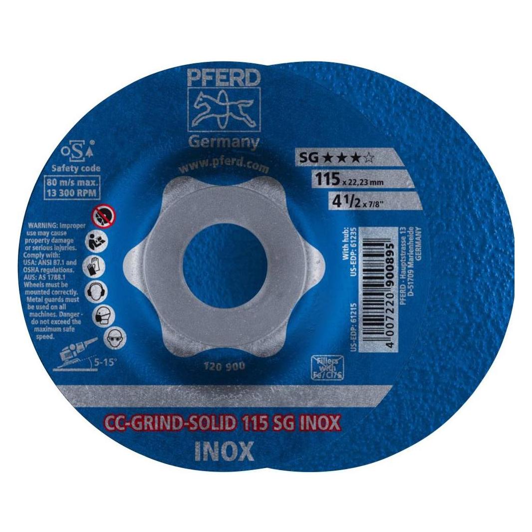 Pferd CCGRINDSOLIDSchleifscheibe CCGRINDSOLID SG INOX (64186115)