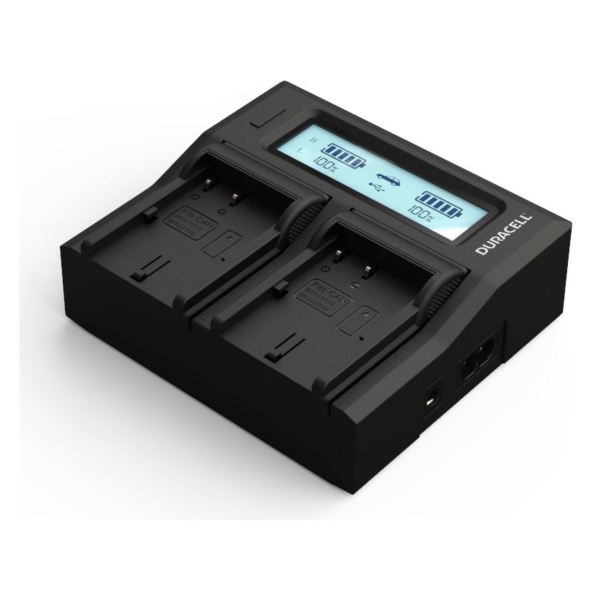 Duracell Dual Ladegerät für BUND511/BP-511 (Kamera Akku Ladegerät) (DRC6101)