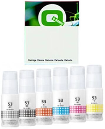 Q-Nomic Pack Ahorro serie GI-53 (negro+c+m+a+g+r) 6 colores