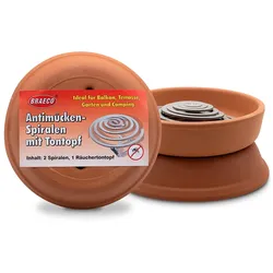 ANTI-MÜCKEN Spiralen m.Tontopf 1 St
