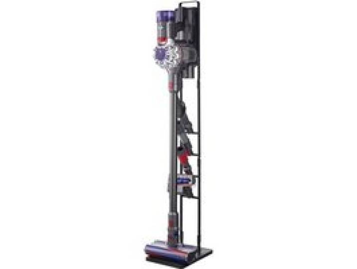 VEVOR Support d'aspirateur, pour Dyson V6 V7 V8 V10 V11 V15, porte-aspirateur stable avec 4 crochets pour aspirateurs verticaux sans fil Dyson DC30 DC31 DC34 DC35 DC58 DC59 DC62 D74 et accessoires