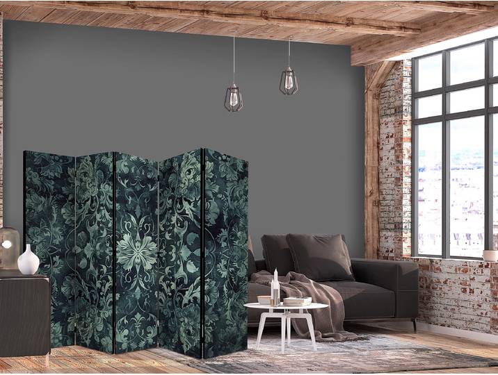 Paravent acoustique tapis oriental Autres Vert 225 x 172cm