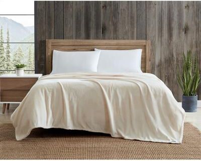 Eddie Bauer Ultra Soft Plush Fleece Lightweight All Season Blanket