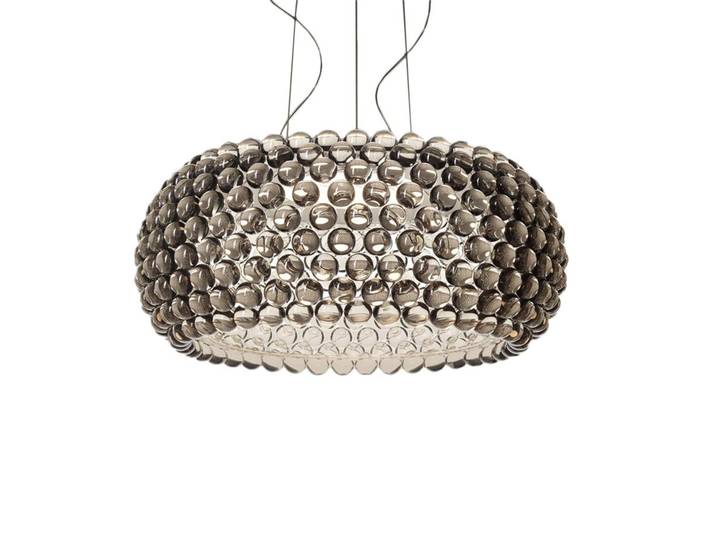FOSCARINI lampe à suspension CABOCHE PLUS GRANDE à LED (Gris - PMMA, acier, polycarbonate et aluminium)