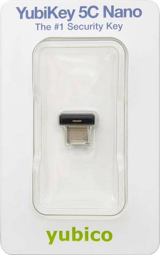 Yubico USB Passwort Manager Stick YubiKey 5C Nano Schwarz/Gold 5060408461518