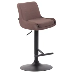 Barhocker Club Stoff schwarz