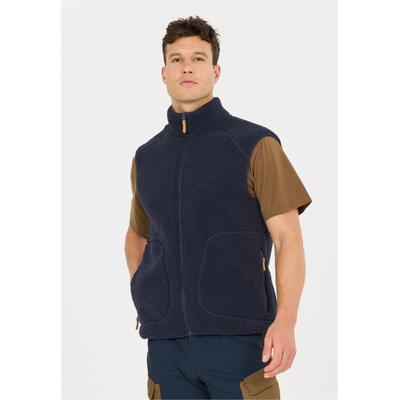 Softshellweste WHISTLER "Pioneer", Herren, Gr. M, blau, 100% Polyester, normal, hoch geschlossener Ausschnitt, Westen, in atmungsaktiver Qualität