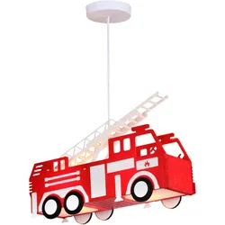 LED Feuerwehr Auto Decken Pendel Lampe Leuchte Beleuchtung Kinder- Spiel- Zimmer