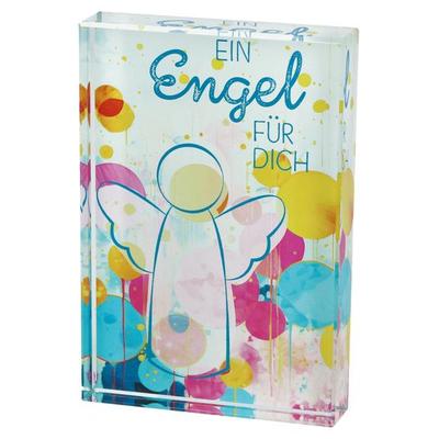 Glasquader zum Aufstellen - Ein Engel für dich