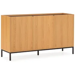 SIDEBOARD Curva 3 türen Eichenfarbe