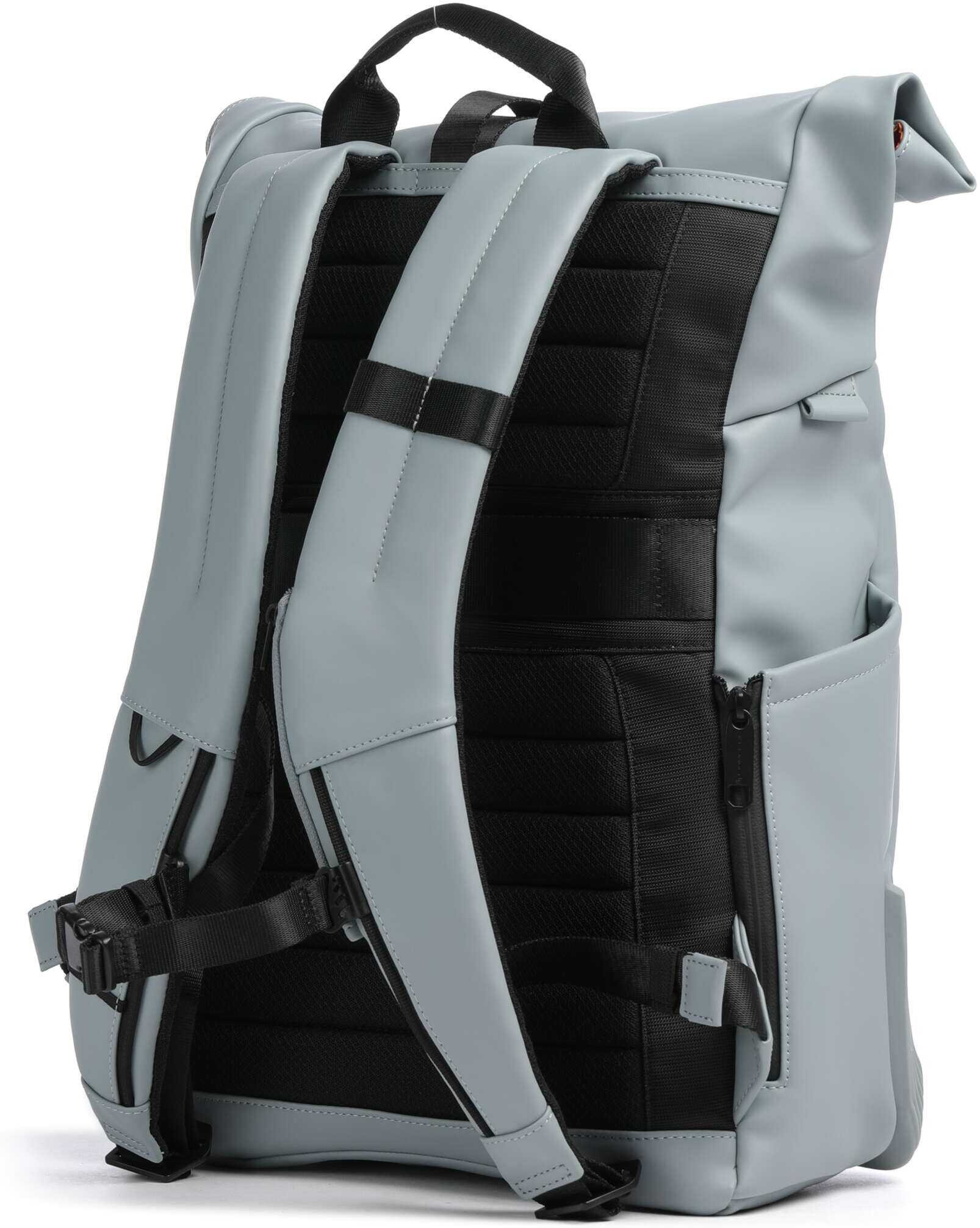 Piquadro Corner Special Ducati Rolltop Rucksack, blau