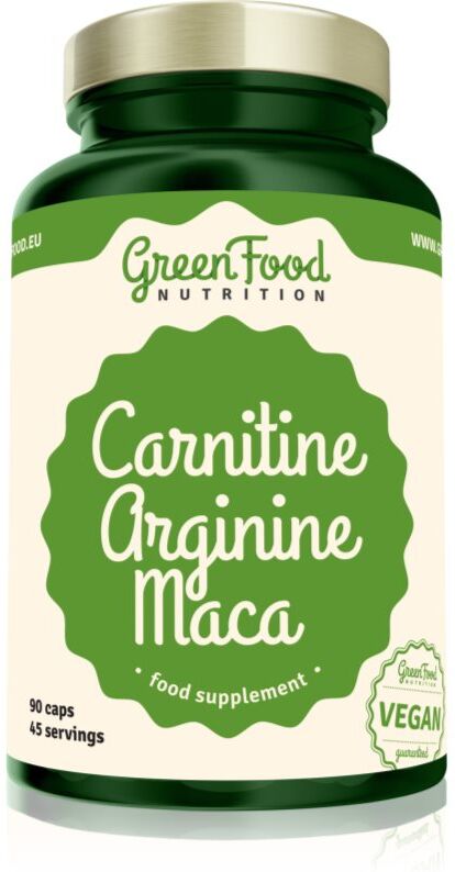 GreenFood Nutrition Carnitine Arginine Maca aide aux performances sportives 90 cps