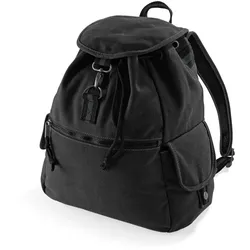 Quadra Vintage Canvas Rucksack QD612 vintage black 30 x 36 x 16 cm