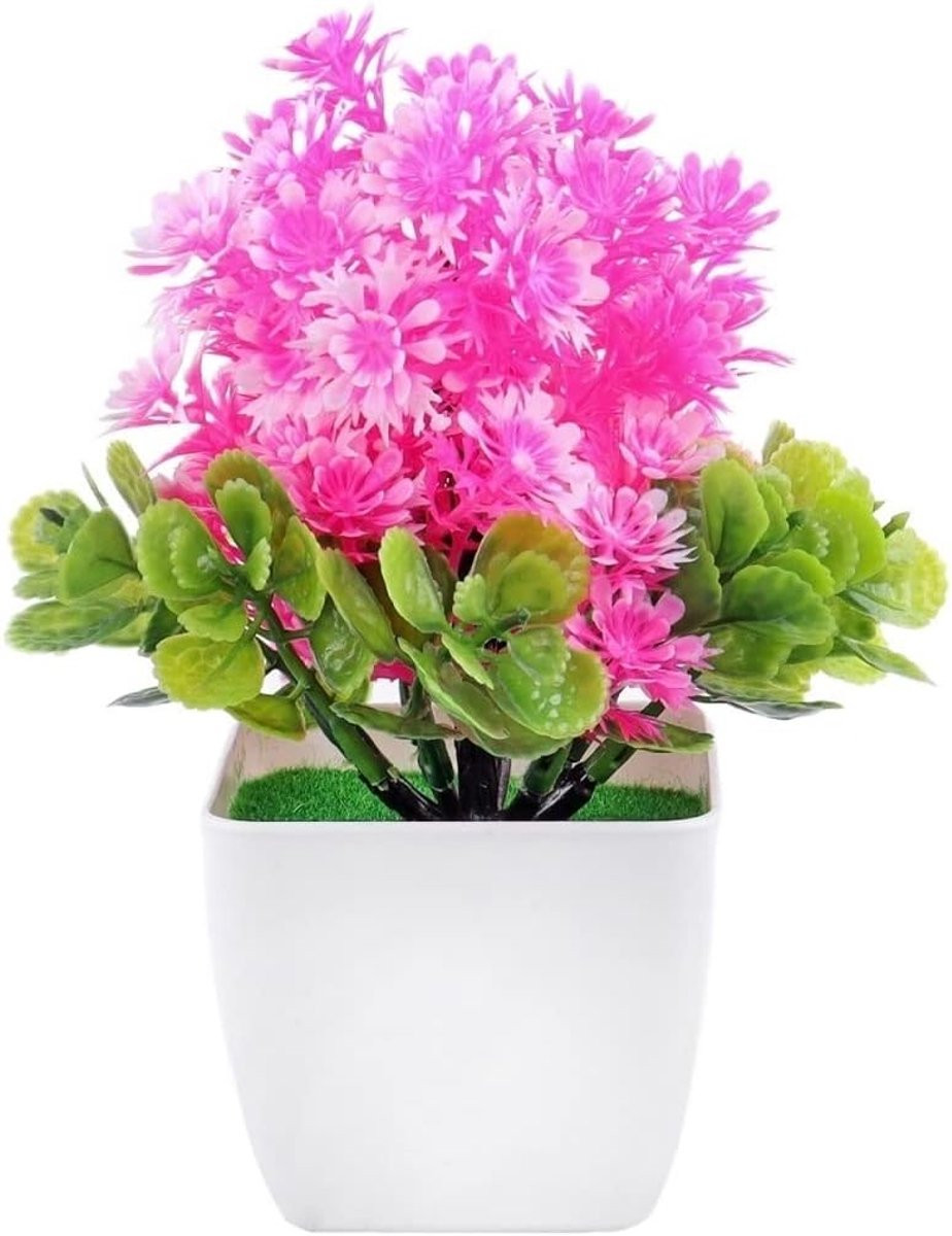 Merkloze Kunstplant Bonsai - Groene Mini Boom in Pot voor Woondecoratie