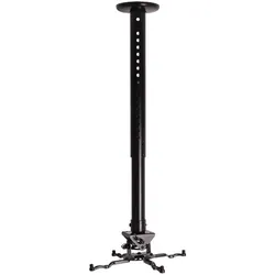b-tech Projector Ceiling Mount (Decke), Beamer Halterung, Schwarz