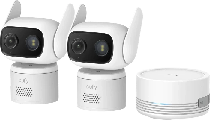 Eufy Eufy C31 (2er-Set + HomeBase Mini-Einheit), 2K weiß