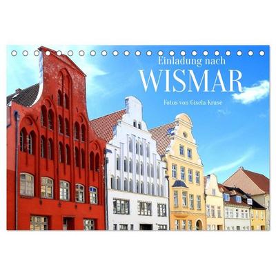 Einladung nach Wismar (Tischkalender 2027 DIN A5 quer), CALVENDO Monatskalender