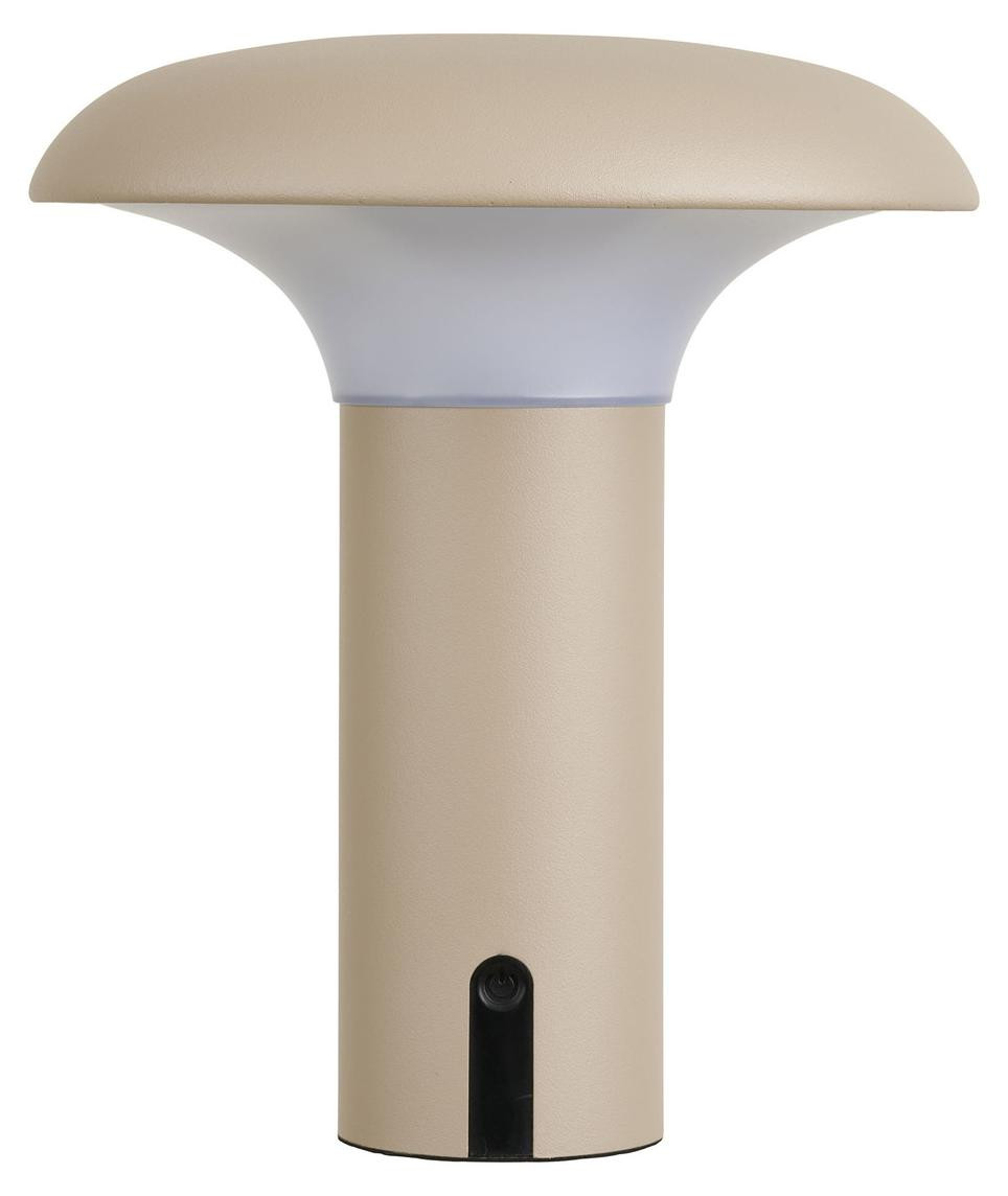 Kendra Home Ramsey oplaadbare solar LED lamp beige PP ø18 cm
