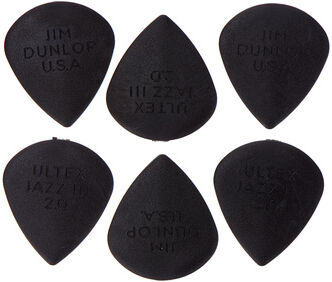 Dunlop Plectrum Ultex 427 Jazz III2,0 Schwarz