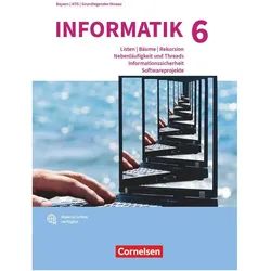 Informatik (Oldenbourg), Gymnasium Bayern - Ausgabe 2017, Band 6: Grundkurs, Listen, Bäume, Schulbücher von Albert Wiedemann, Peter Brichzin, Klaus Reinold, Ulrich Freiberger