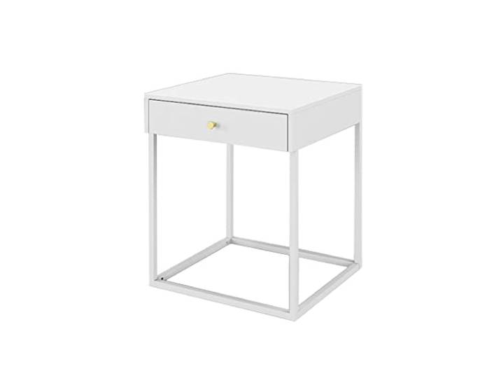 OGOODLE Nachttisch, Nachttisch, schmaler Beistelltisch, Wohnzimmer, modernes minimalistisches Rack-Kopfteil mit Schublade