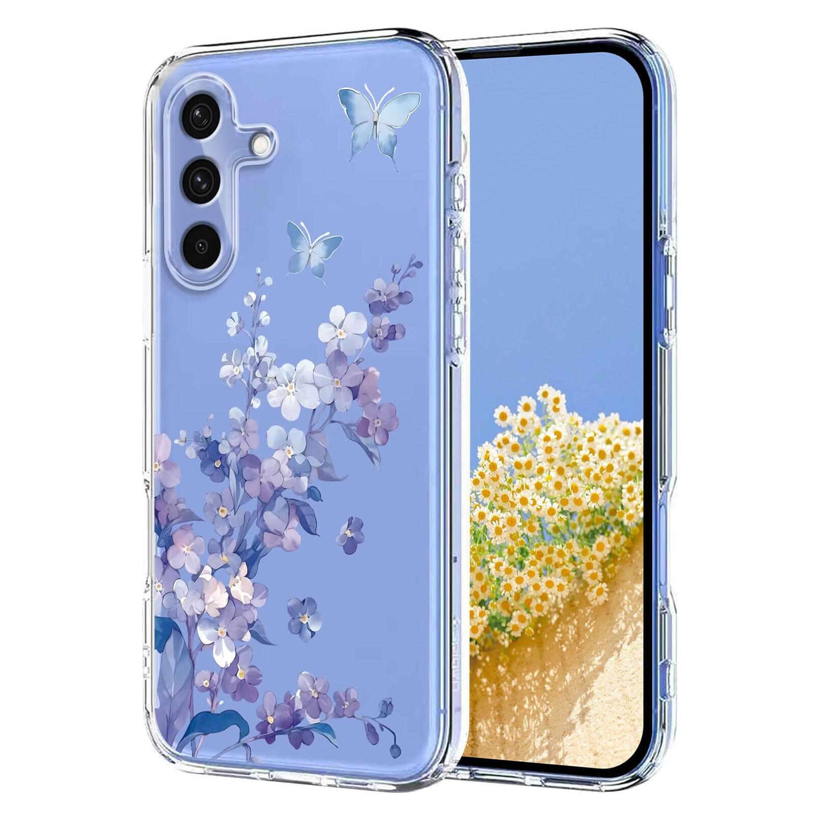 Cover-Discount Galaxy S26 FE - Silikon Gummi Hülle Blumen (Samsung Galaxy S26 FE) (77911582)