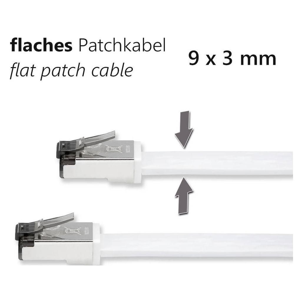 Maxtrack Western 8/8-Stecker (RJ45) - Western 8/8-Stecker (RJ45), 10 m (U/FTP, CAT8.1, 10 m) (TI56-10L)