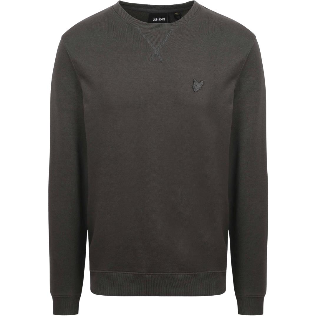 Lyle & Scott Tonal Eagle Logo Dunkelgraues Pullover-Sweatshirt