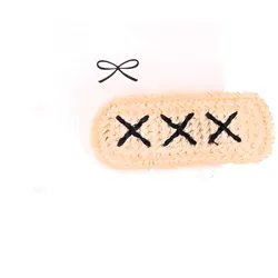 Set niedlicher Haarspangen, 10 Stück – beige, Boho-Stil