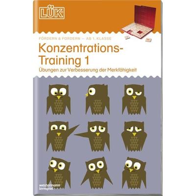 LÜK Konzentrationstraining 1, Geheftet von Michael Junga, Westermann Lernwelten GmbH, 978-3-8377-0901-8